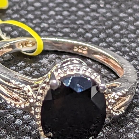 Black Spinel Ring - Picture 2 of 4